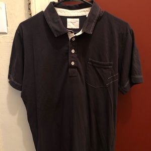 Billy Reid Pin Stripe Polo